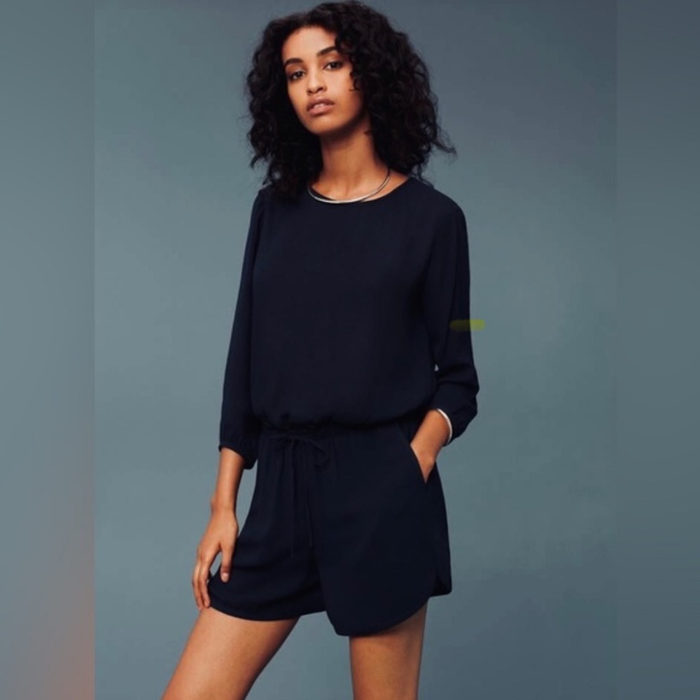BABATON (ARITZIA) Black Keegan Romper - XS